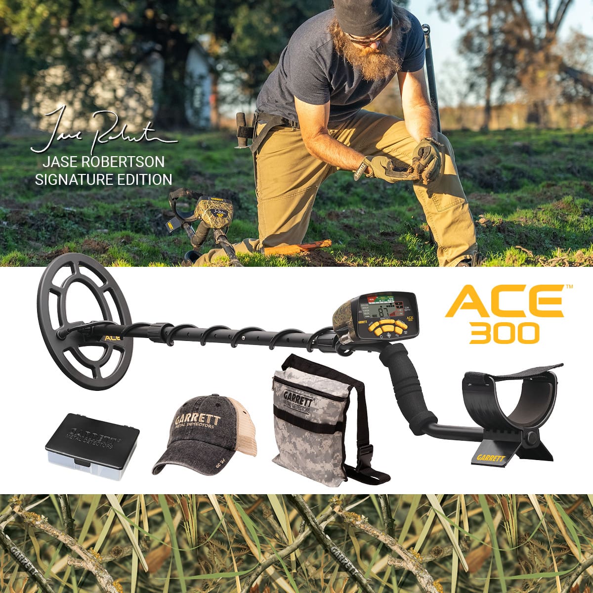 Garrett ACE 300 Jase Robertson Signature Edition Camo