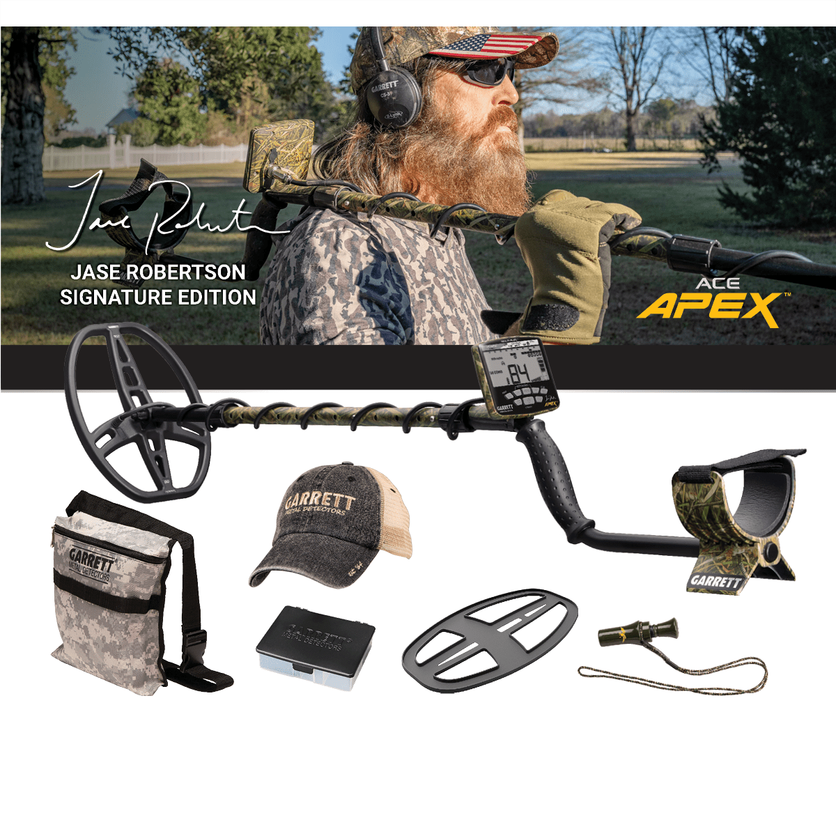 Garrett ACE Apex Jase Robertson Signature Edition