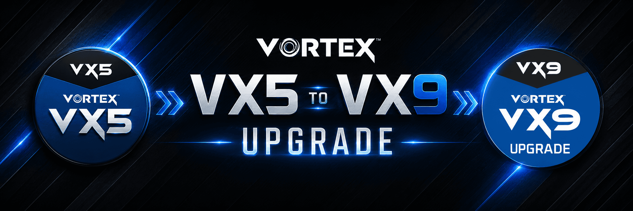 Vortex VX5 to VX9 firmware upgrade logo