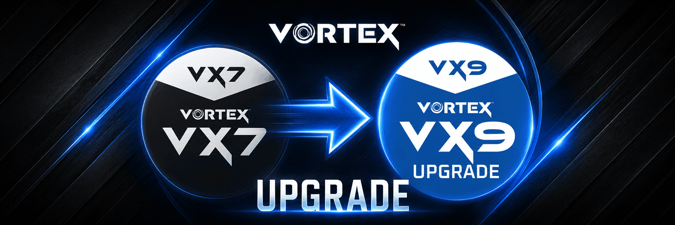 Vortex VX7 to VX9 firmware upgrade logo