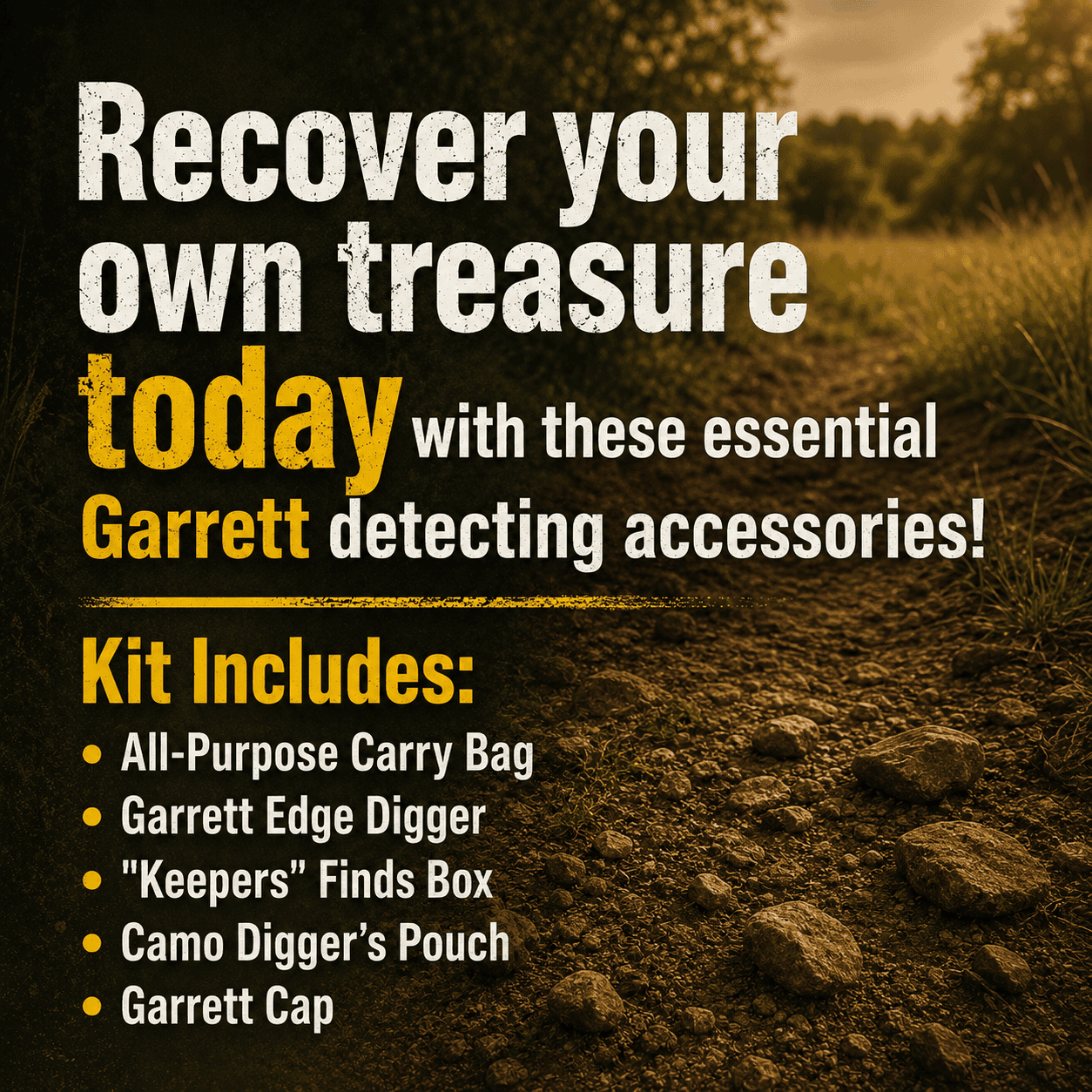 Garrett Diggers Kit detail graphic