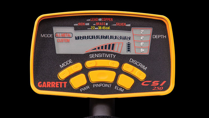 CSI 250 Control Panel