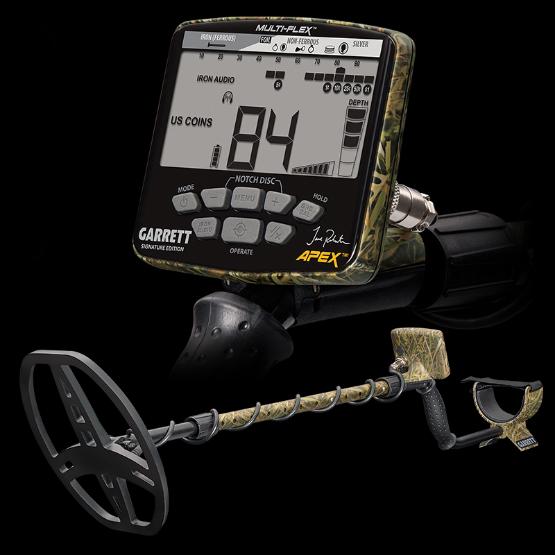 Garrett Direct: ACE Apex Jase Robertson metal detector. Extra savings if you use coupon code "aceapex".