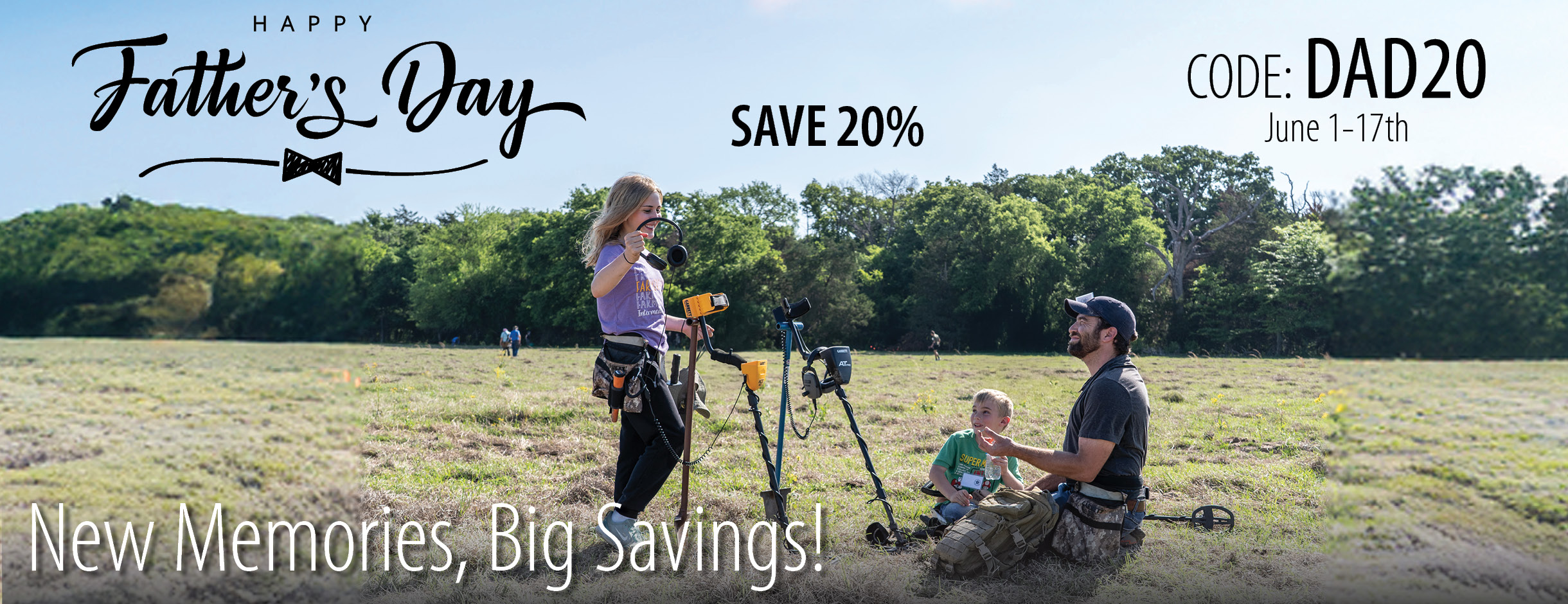 Garrett Direct: Father's Day Sale! Save 20 percent off sport products if you use coupon code 