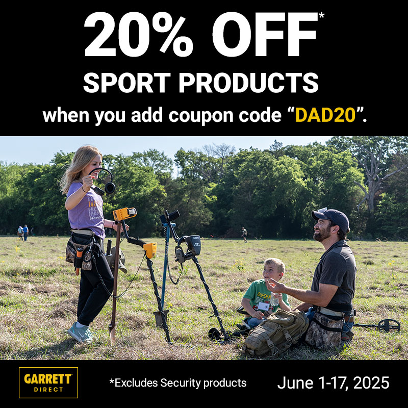 20 percent off sport products if you use coupon code "DAD20". Excludes security products.
