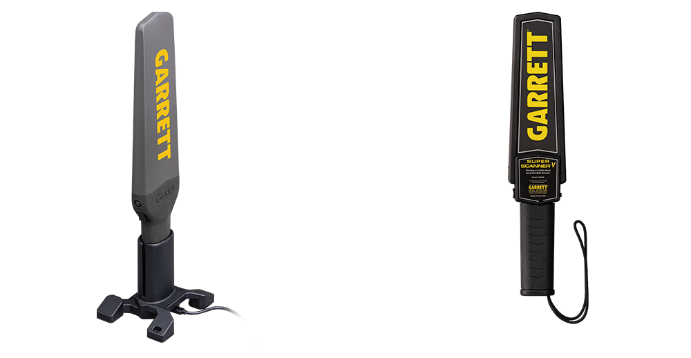Garrett Guide and Super Scanner metal detectors