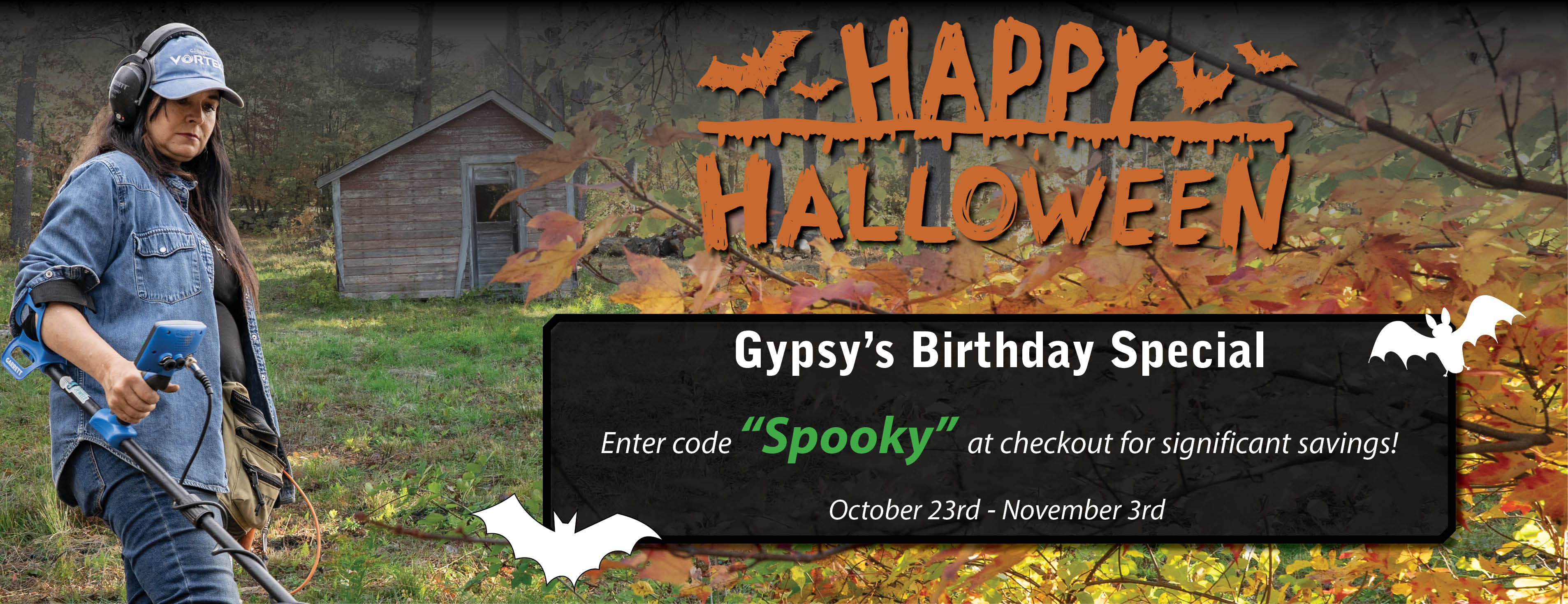 Gypsy's Birthday Special: Use coupon code SPOOKY at Garrett Direct checkout for significant savings! Extended until November 3, 2025. Only ships to USA.