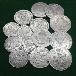Hoard of silver coins (dating from 1664-1821), discovered by Marko R.