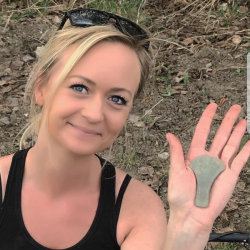 7,5 cm große Axt aus der Bronzezeit, gefunden von Gary M. V.