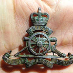 Australian 103rd field battery artillery badge, found by Craig A.
