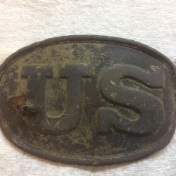 Placa de caja de la Guerra Civil de los Estados Unidos, encontrada por Adam C.