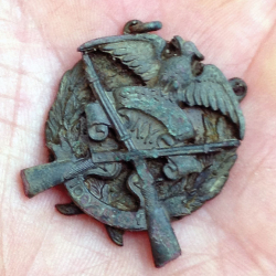 Abzeichen der 29. New York-Infanterie, ca. aus dem frühen 20. Jahrhunderts, gefunden von Todd B.