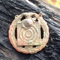 U.S. Marine Corps marksman medal, found by Keith S.