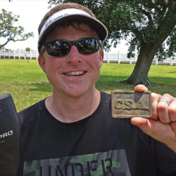 Placa de los Estados Confederados de América (CSA) encontrada por Travis R.