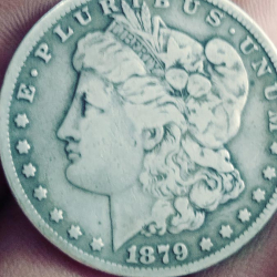 Morgan-Silberdollar aus dem Jahr 1879, entdeckt von Gary V.