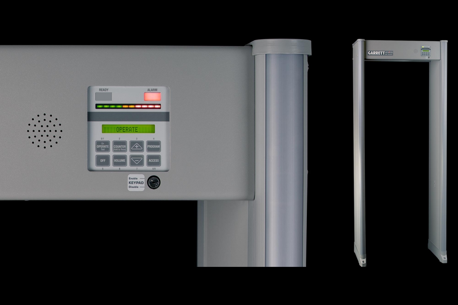 Garrett PD 6500i Open Gate Walk Through Metal Detector Garrett PD 6500i Open Gate Walk Through Metal Detector