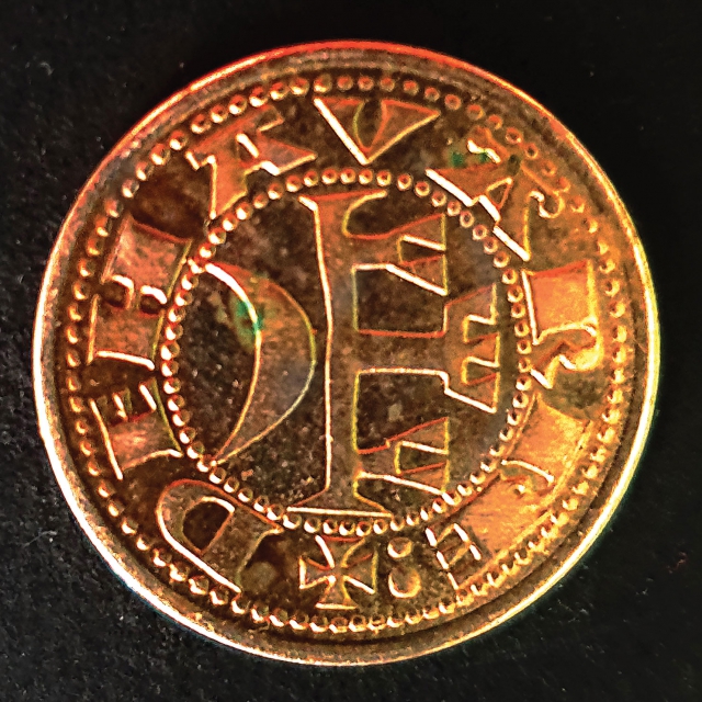 Teobaldos Gold Coin, found by Mario S.