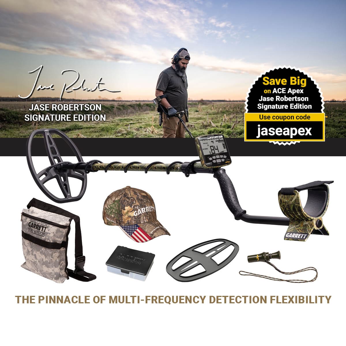 Garrett ACE Apex, Jase Robertson Signature Edition